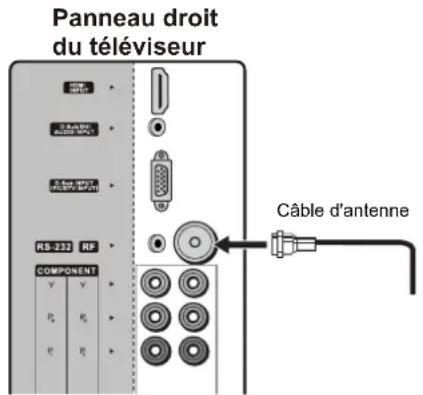 VOXX FPE3206 - Branchement du dispositif d'antenne - 1