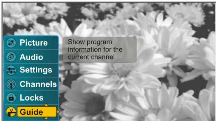VOXX FPE3706 - Accessing Program Guide - 5