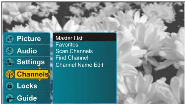 VOXX FPE3706 - Accessing Channels Menu - 4