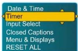 VOXX FPE3706 - Setting Timer - 1