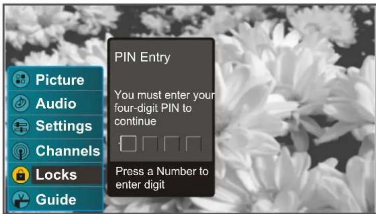 VOXX FPE3706 - Accessing Locks Menu - 6