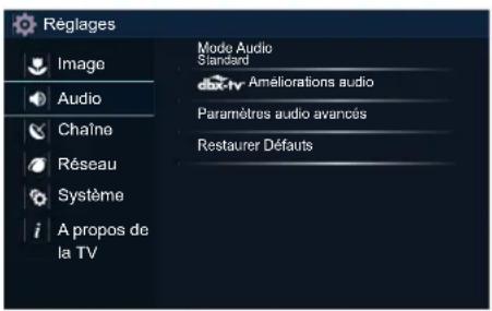 SHARP Aquos LC43N7000U - Menu Chaînes - 1