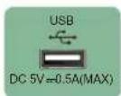 SHARP Aquos LC43N7000U - Connecting a USB device - 2