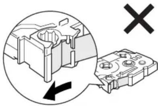 BROTHER Ptouch PT1400 - Notes on tape cassettes - 2