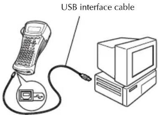 BROTHER Ptouch PT1400 - With Windows® XP: - 1