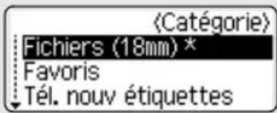 BROTHER Ptouch PT2730 - Téléchargement d'une catégorie de collection d'étiquettes sur votre étiqueteuse - 12