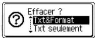 BROTHER Ptouch PT2730 - Suppression de tout le texte à la fois - 2