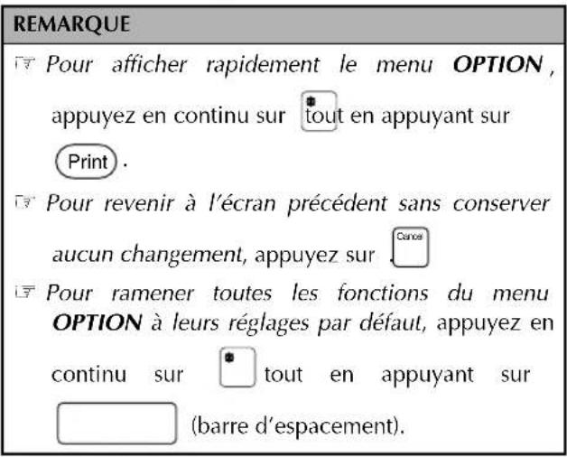 BROTHER Ptouch PT9400 - Pour imprimer une image inversée du texte: - 5