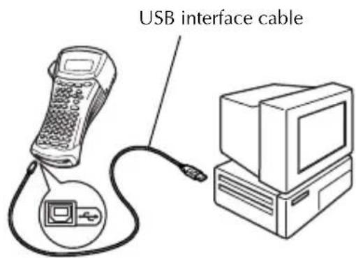 BROTHER Ptouch PT1600 - With Windows® 98, 98 SE, Me or 2000: - 1