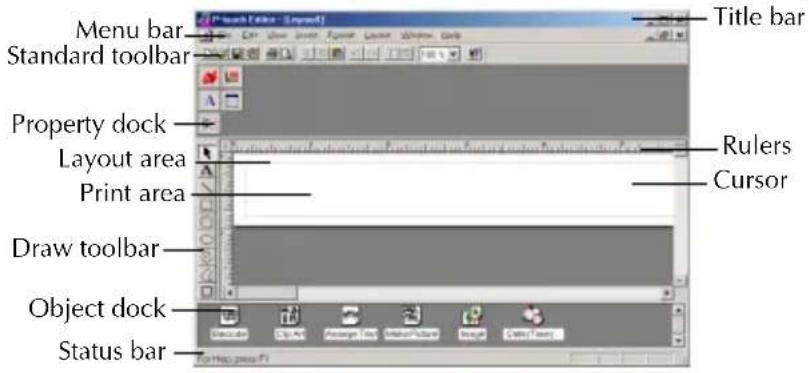 BROTHER Ptouch PT1600 - Starting up P-touch Editor 3.2 - 1