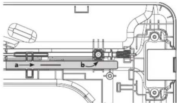 LG DX5781VE - Remove the top lock rod. - 2