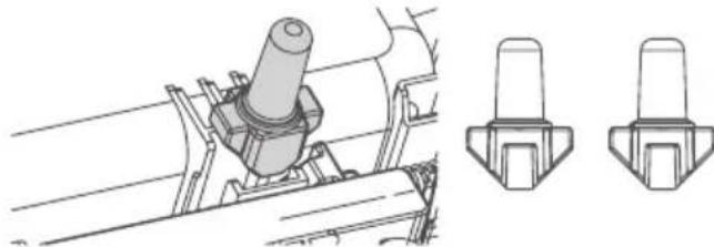 LG DX5781VE - Reinstall the top interlock buttons. - 1