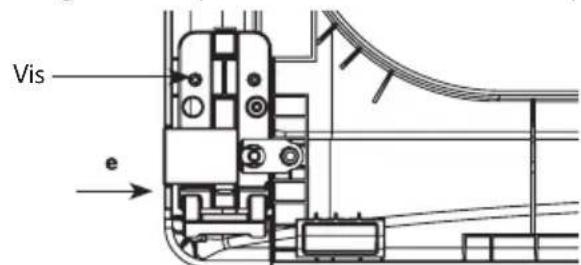 LG DX5781VE - Inversez le support de la charnière inférieure et l'assemblage de la charnière. - 5