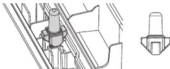 LG DX5781VE - Reinstall the side interlock button. - 1