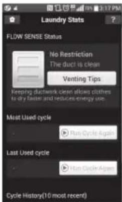 LG DX5781VE - Laundry Stats - 4