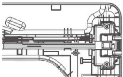 LG DX5781VE - Reinstall the top lock rod. - 1