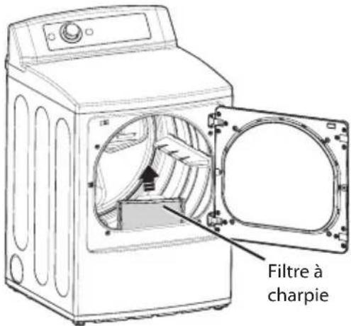 LG DX5781VE - Vérification du filtré à charpie avant chaque brassée - 1