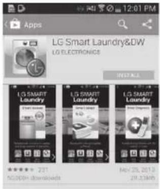LG DX5781VE - Install LG Smart Laundry & DW application on a NFC-equipped smartphone. - 1