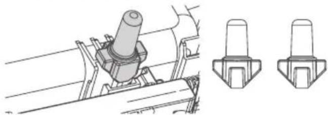 LG DX5781VE - Réinstallé les boutons de verrouillage supérieurs. - 1