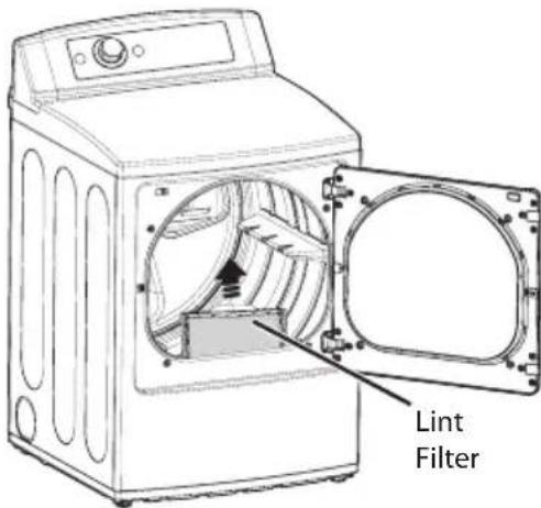 LG DX5781VE - Check the Lint Filter Before Every Load - 1