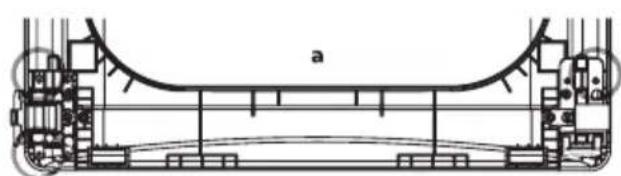 LG DX5781VE - Reverse the lower hinge bracket and hinge assembly. - 1
