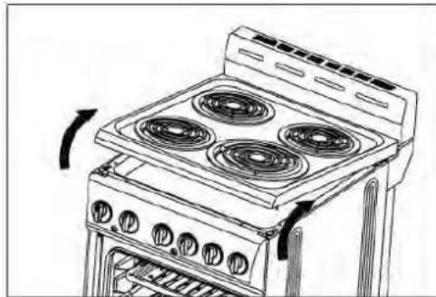 Avanti ER24P1BG - LIFT-UP COOKTOP - 1