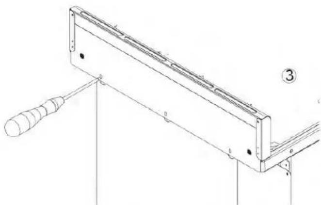 Avanti ER24P1BG - Installation of the Backsplash - 3