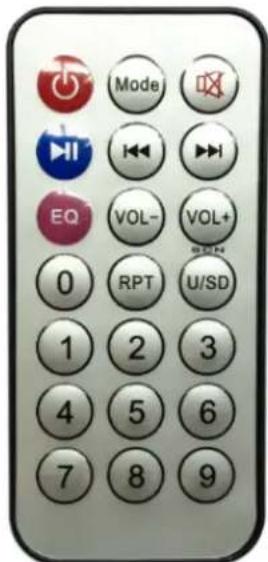 QFX PBX2000 - Remote Control Instruction: - 1