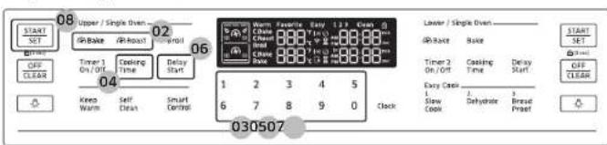 SAMSUNG NX58K7850SS - Delay Start (Upper mode) - 1