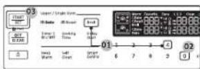 SAMSUNG NX58K7850SS - To set the clock time - 1