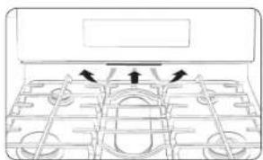 SAMSUNG NX58K7850SS - Oven vent/Cooling vent - 1