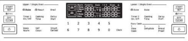 SAMSUNG NX58K7850SS - Oven light - 1