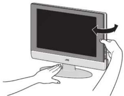 JVC LT17X475 - Rotate the TV to the left and right: - 1