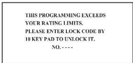 JVC LT17X475 - SET LOCK CODE - 3