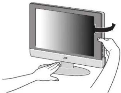 JVC LT23X475 - Girar el televator hacla izquierda y derecha: - 1