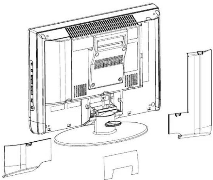 JVC LT23X475 - Remove the terminal cover - 1