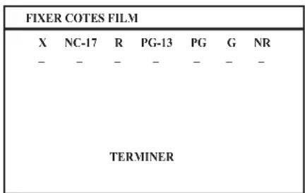 JVC LT23X475 - Sélectionnez FIXER COTES FILM - 1