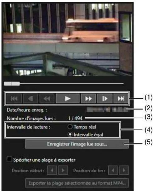 CANON VBS800D Mk II - Sélectionnez les vidéos JPEG dans la liste des vidéos pour les lire. - 1