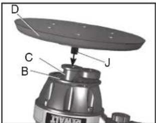 DEWALT DWMT70780 - PAD ASSEMBLY CONTINUED - 1