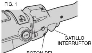 FIG. 1 GATILLO INTERRUPTOR ROTON DEL