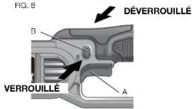 DEWALT DWMT70782L - BOUTON DE VERROUILLAGE ET DÉTENTE - 1