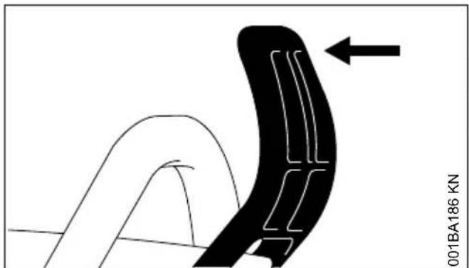 STIHL MS 180 - Kettingrem loses - 1