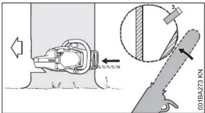 STIHL MS 180 - A) Dūnne Stämme - 2