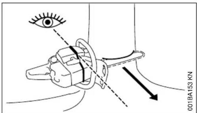 STIHL MS 180 - Fallkerb anlagen - 1