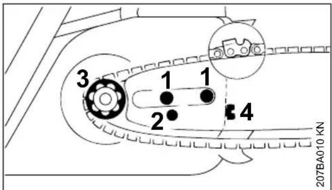 STIHL MS 180 - WAARSCHUWING - 1