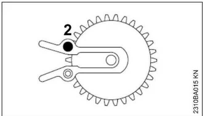 STIHL MS 180 - Spannscheibe anbauen - 2