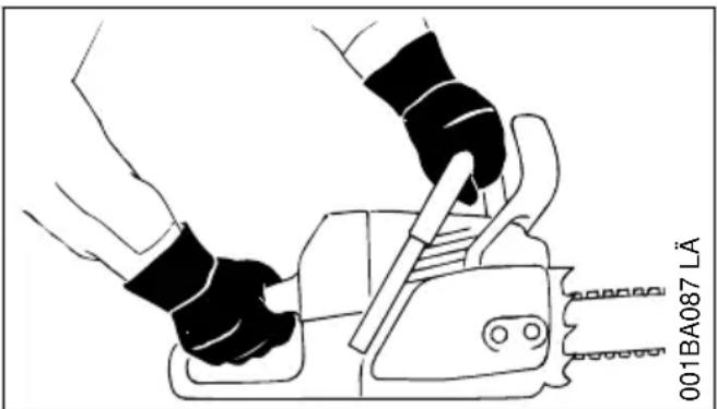 STIHL MS 180 - Tijdens de werkzaamheden - 1