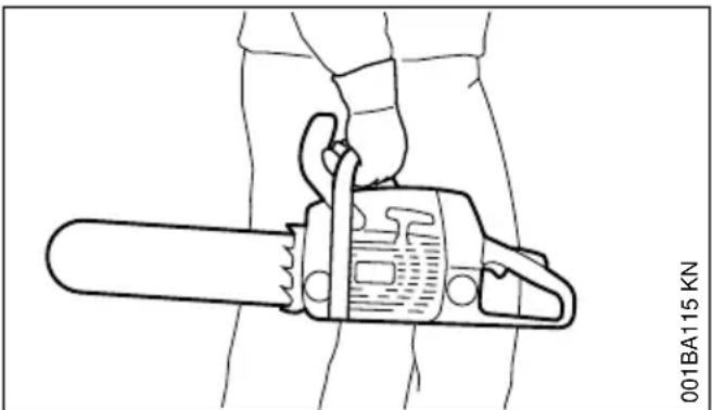 STIHL MS 180 - Trasporto - 1