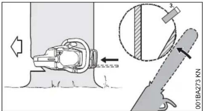 STIHL MS 180 - A) Tronchi sottili - 2