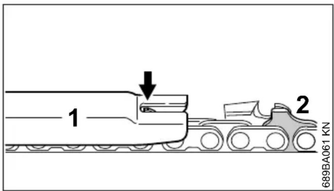 STIHL MS 180 - Tiefenbegrenzernachfeilen - 1